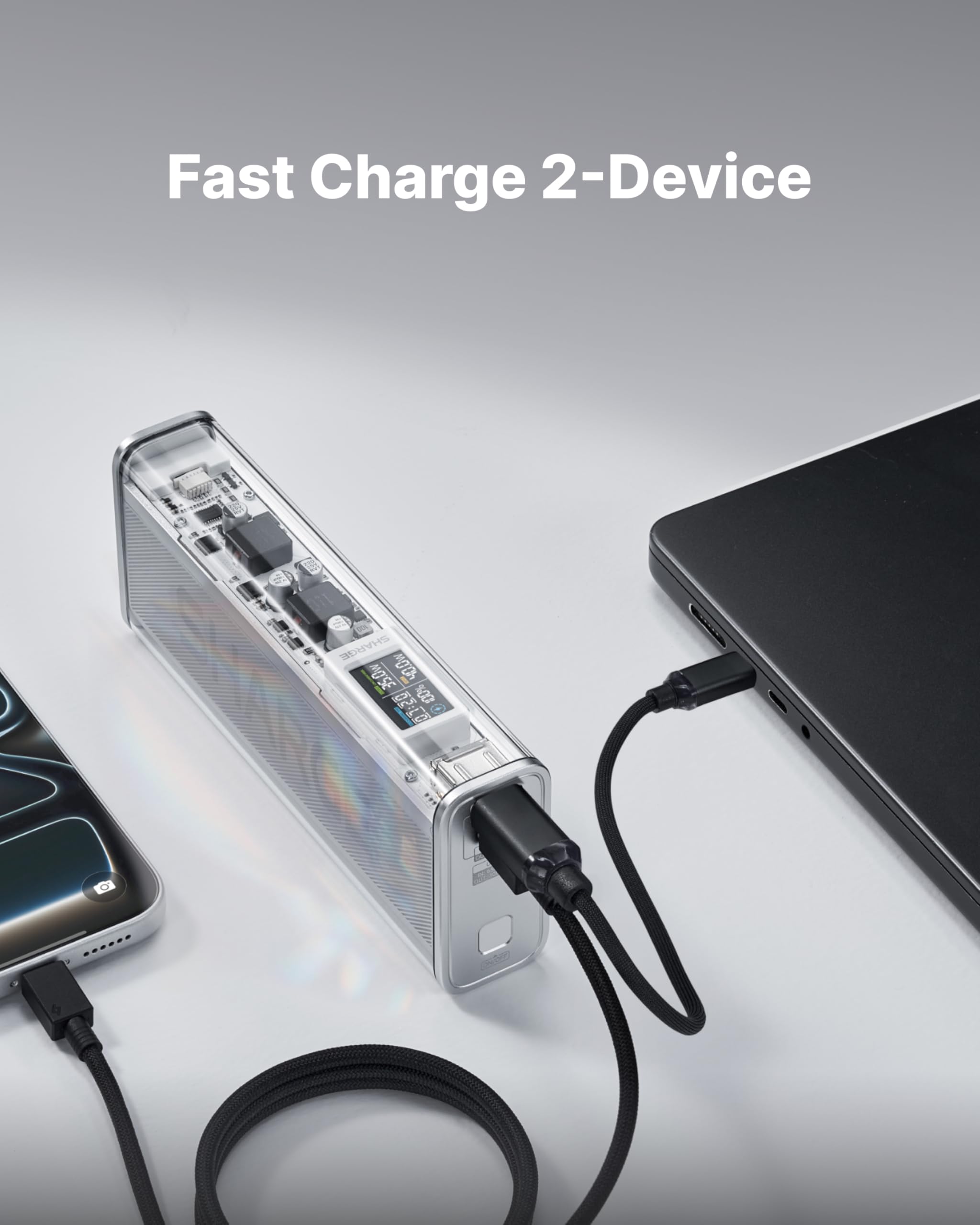 SHARGE SHARGEEK 140W モバイルバッテリー 20000mAh Shargeek 140 Power Bank 140w Output 20,000 mAH Portable Charger